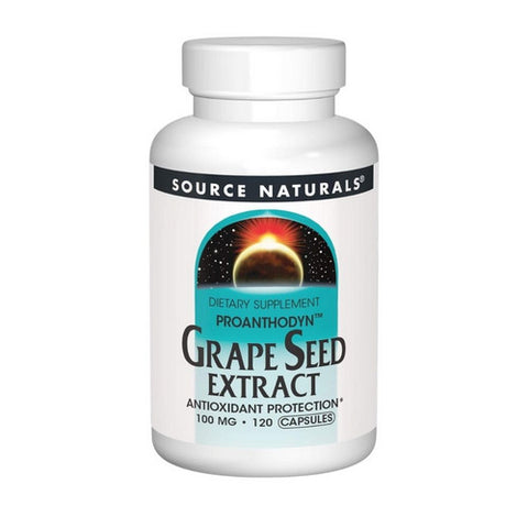 Source Naturals, Proanthodyn, 100 mg, Grape Seed Extract Capsules 120 caps