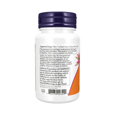Now Foods, Vitamin A, 100 Softgels