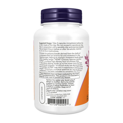 Now Foods, Chitosan plus Chromium, 500 mg, 120 Caps