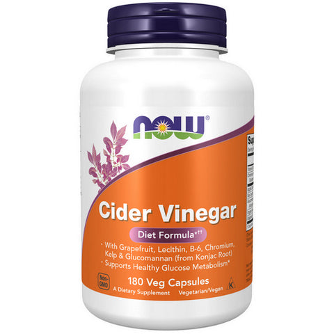 Cider Vinegar 180 Caps by Now Foods