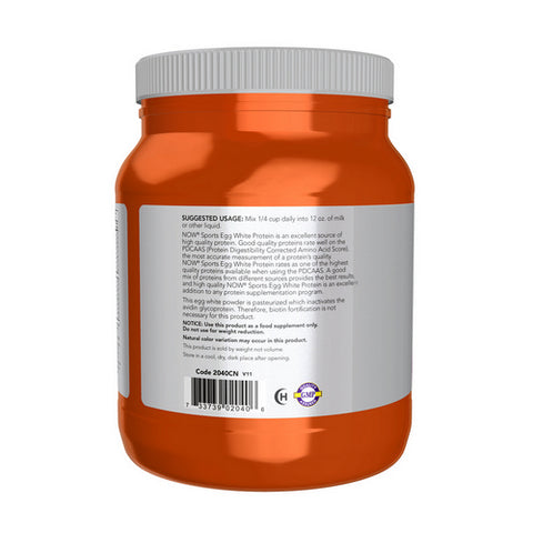 Now Foods, Eggwhite Protein Powder, 1.2 Lb