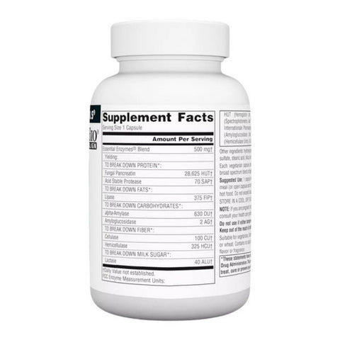 Source Naturals, Essential Enzymes, 500 mg, Vegetarian 120 VCaps