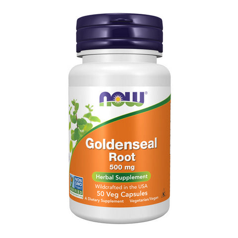 Now Foods, Goldenseal Root, 500 mg, 50 Caps