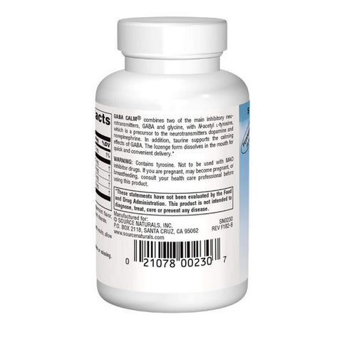 Source Naturals, Gaba Calm, Peppermint 30 Lozenges