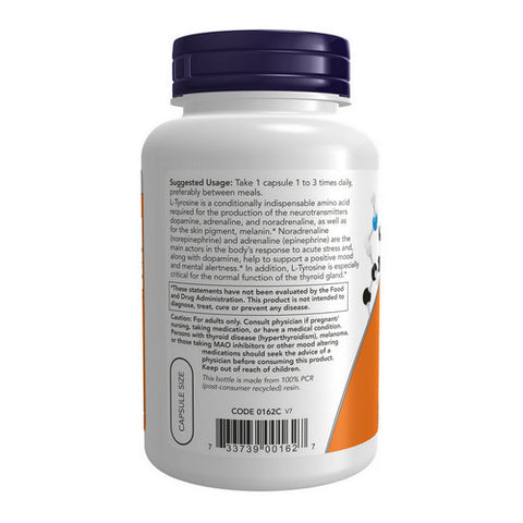 Now Foods, L-Tyrosine, 500 mg, 120 Caps