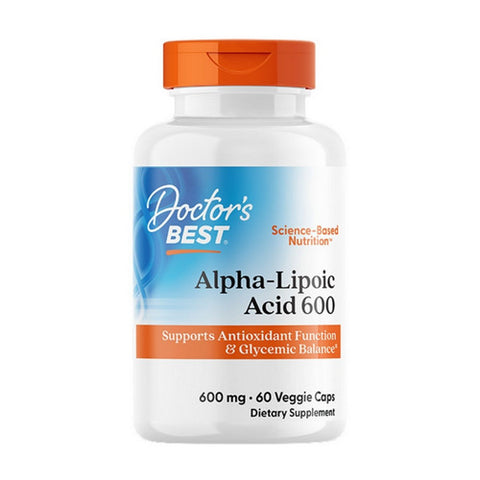 Doctors Best, Best Alpha Lipoic Acid, 600 mg, 60 Veggie Caps