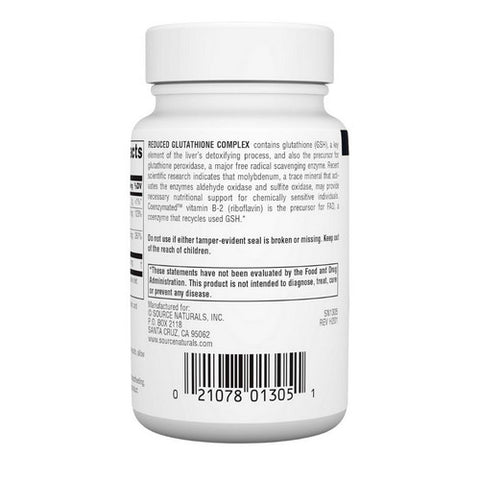 Source Naturals, Glutathione, Orange flavor, 50 mg, 100 Tabs