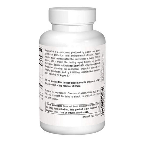 Source Naturals, Resveratrol, 80 mg, 120 Tabs