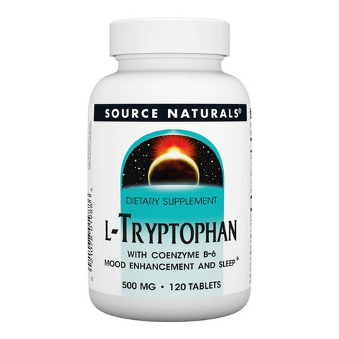 Source Naturals, L-Tryptophan, 500 mg, 120 Tabs