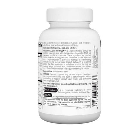 Source Naturals, Hyaluronic Joint Complex, 60 Tabs