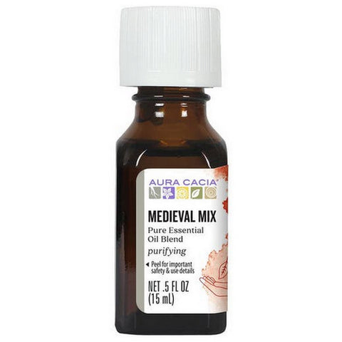 Aura Cacia, Pure Aromatherapy Medieval Mix Rosemary And Thyme, Medeival Mix 0.5 Oz