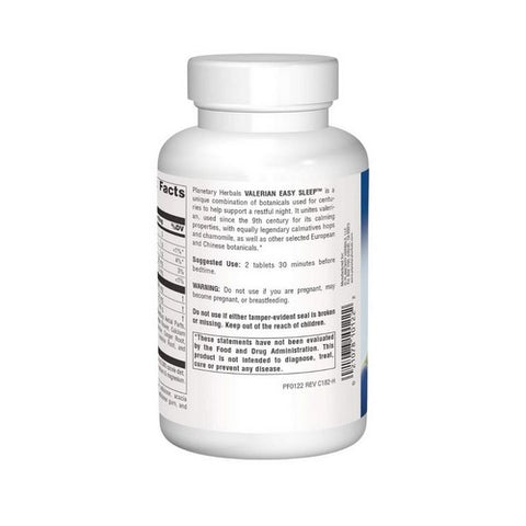 Planetary Herbals, Valerian Easy Sleep, 120 Tabs