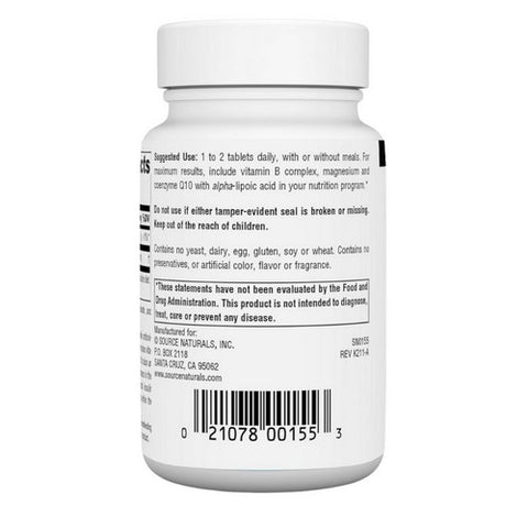 Source Naturals, Alpha-Lipoic Acid, 100 MG, 120 Tabs