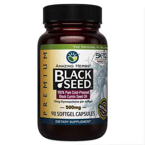 Amazing Herbs, Black Seed, 90 Sftgl