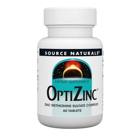 Source Naturals, OptiZinc, 30 Mg, 60 Tabs