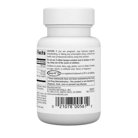 Source Naturals, Phosphatidyl Serine Complex, 500 mg, 30 Softgels