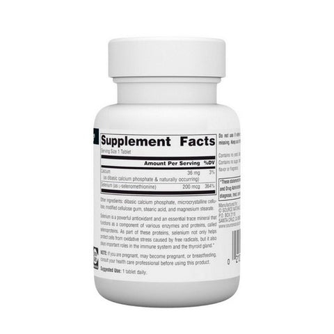 Source Naturals, Selenium Yeast Free, 200 Mcg, 60 Tabs