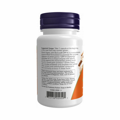 Now Foods, Gluten Digest, 60 Vcaps