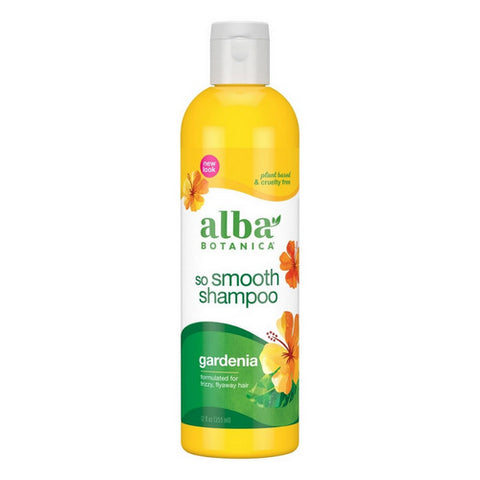 Alba Botanica, So Smooth Shampoo Gardenia, Gardenia Hydrating 12 OZ