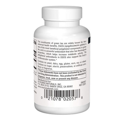 Source Naturals, EGCG from Green Tea, 350 mg, 30 tabs