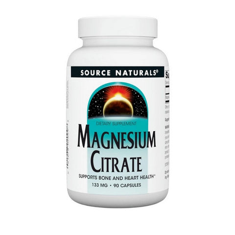 Source Naturals, Magnesium Citrate, 133mg, 90 caps