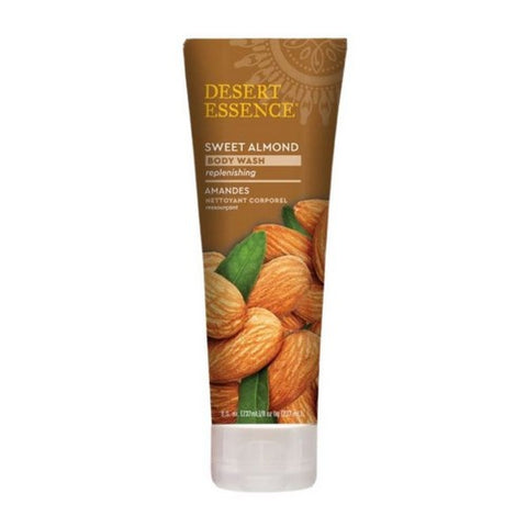 Desert Essence, Sweet Almond Body Wash, 8 Oz