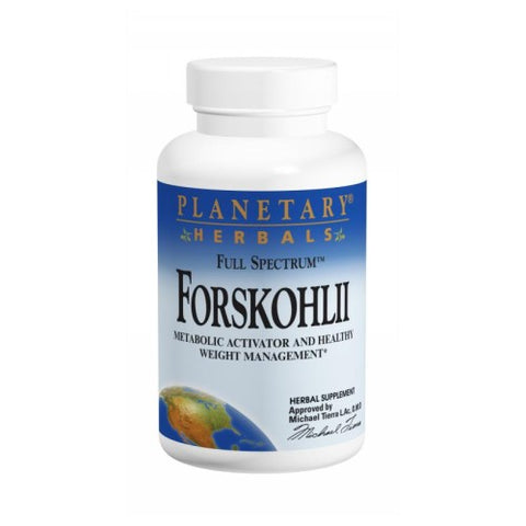 Planetary Herbals, Full Spectrum Forskohlii 130mg capsules, 60 Caps