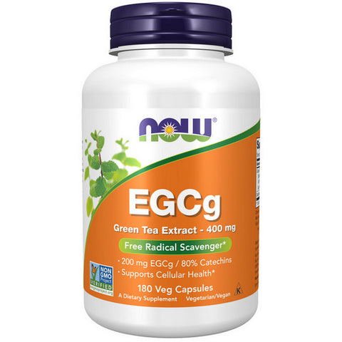 Now Foods, EGCg Green Tea Extract, 400 mg, 180 Vcaps