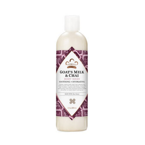 Body Wash Goat's Milk & Chai 13 Oz by Nubian Heritage