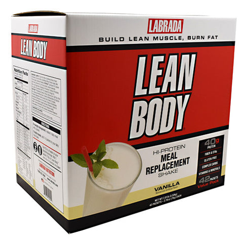 LABRADA NUTRITION, Lean Body Powder, Vanilla  42 CT