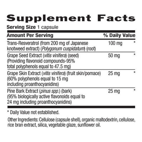 Country Life, Resveratrol Plus, 120 Caps