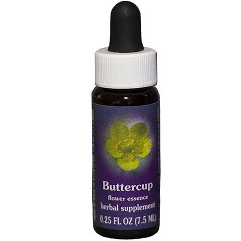 Flower Essence Services, Buttercup Dropper, 0.25 oz