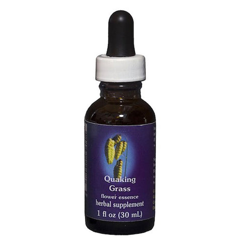 Flower Essence Services, Quaking Grass Dropper, 1 oz