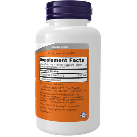 Now Foods, L-Tryptophan, Powder 2 oz