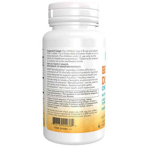 Now Foods, BerryDophilus, 60 Lozenges