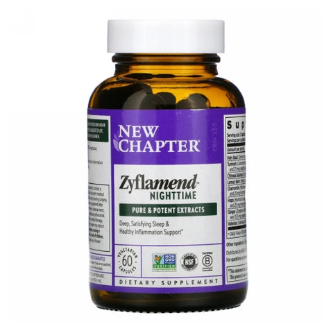 New Chapter, Zyflamend Nighttime, 60 Liquid Veg Caps