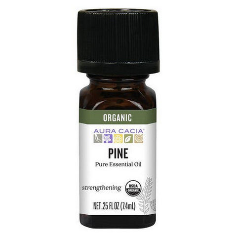 Aura Cacia, Organic Pine Essential Oil, Pine 0.25 oz