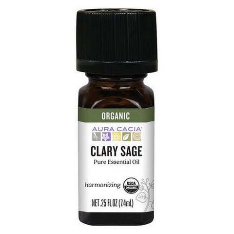 Aura Cacia, Essential Oil, Clary Sage 0.25 oz