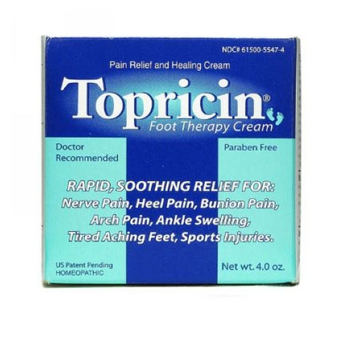 Topricin Foot Therapy Cream 4 oz by Topricin