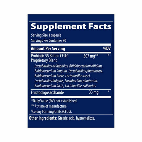 Trace Minerals, Probiotic 55 Billion, 30 caps