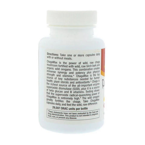 North American Herb & Spice, Chaga Max, 90 caps