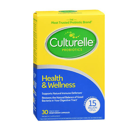 Culturelle, Health And Wellness Probiotic Vegetarian, 30 Caps