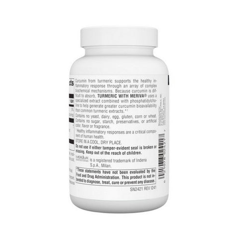 Source Naturals, Meriva Turmeric Complex, 120 tabs