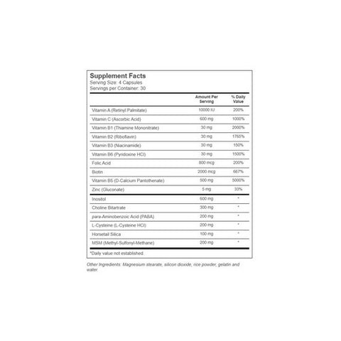 Life Time Nutritional Specialties, Supreme Vital Hair, 120 caps