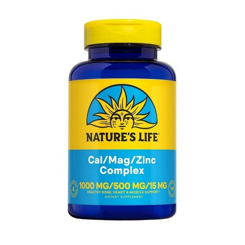 Nature's Life, Cal-Mag-Zinc, 1000/600/15 mg, 100 caps
