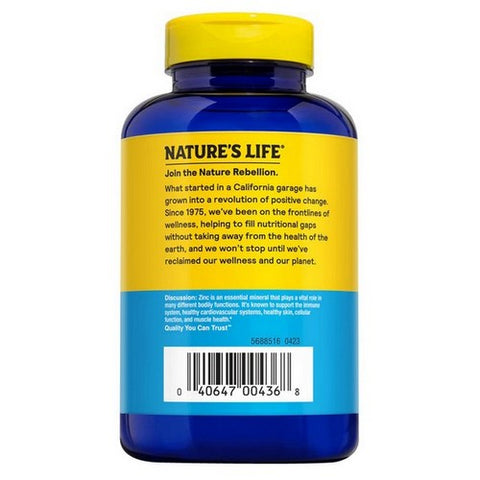 Nature's Life, Zinc Picolinate, 30 Mg, 250 Caps