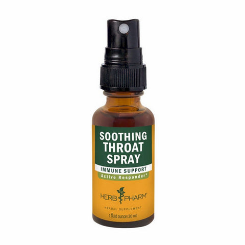 Herb Pharm, Soothing Throat Spray, 1 Oz