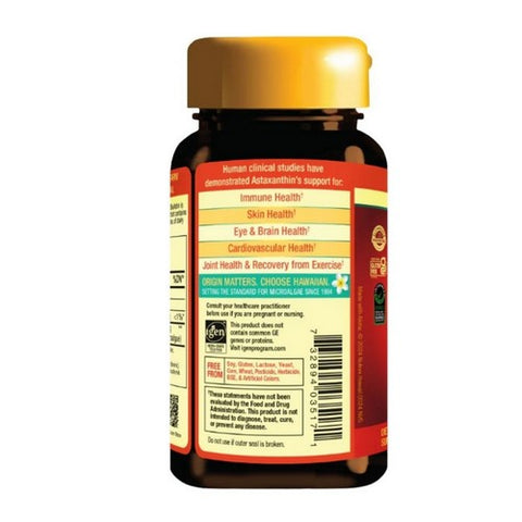 Nutrex Hawaii, BioAstin Hawaiian Astaxanthin, 12 MG, 25 CAPS