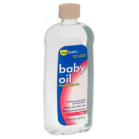 Sunmark, Mild Baby Oil, 20 Oz