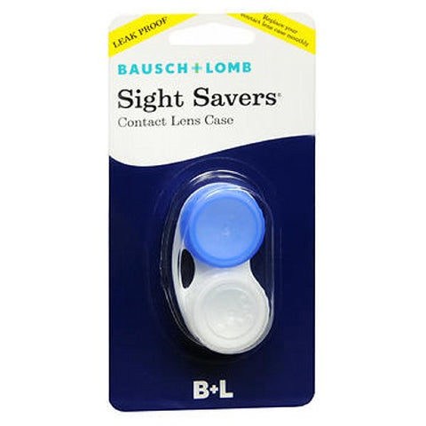 Bausch + Lomb, Sight Savers Contact Lens Case Blue, 1 each